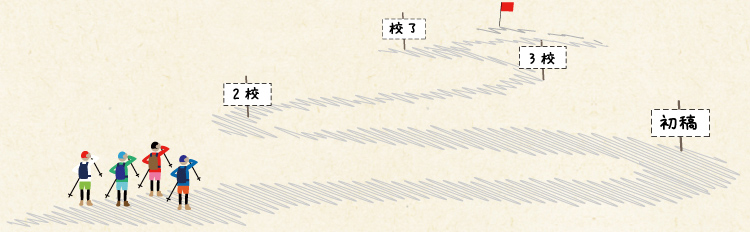 2校 校了 3校 初稿